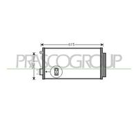 PRASCO FT040C001 Condensatore climatizzatore