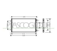 Condensatore Per FIAT PUNTO Dal 1999 Al 2003 FT133C003 46829340