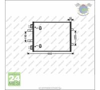 Condensatore Climatizzatore Prasco Per Opel Vivaro A Renault Trafic #Ug