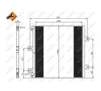 Condensatore Climatizzatore Raffreddatore In Alluminio EASY FIT
