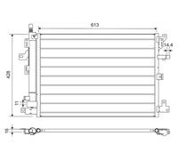 Condensatore, Climatizzatore VALEO 814013 per VOLVO XC90 2.4 D5 AWD 4x4