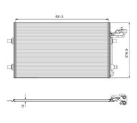 Condensatore Climatizzatore Valeo 814324 per Volvo Volvo (changan)