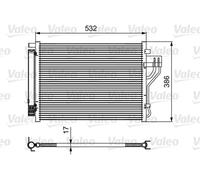 Condensatore, Climatizzatore VALEO 814494 per KIA SPORTAGE 1.7 CRDi