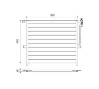 VALEO Condensatore climatizzatore 817383 470x565x16 mm senza essiccatore R 134a alluminio