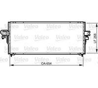 Condensatore, Climatizzatore VALEO 817794 per NISSAN ALMERA 1.4