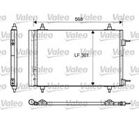 818170 VALEO CONDENSATORE CITROEN C4-PE.307 1.4 1.6 HDI