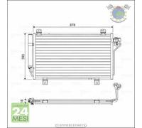 Condensatore climatizzatore Valeo per MAZDA 6 3