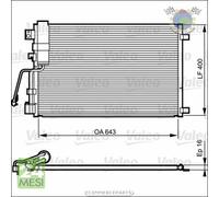 Condensatore climatizzatore Valeo per NISSAN QASHQAI ##f