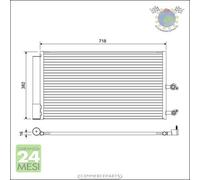 Condensatore climatizzatore Valeo per VOLVO XC90 XC60