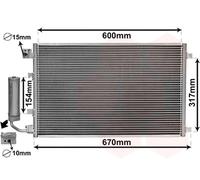 Condensatore, Climatizzatore VAN WEZEL 13015281 per NISSAN QASHQAI 1.6