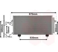VAN WEZEL 53005281 Condensatore climatizzatore