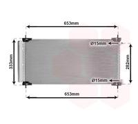 VAN WEZEL 53015707 Condensatore climatizzatore