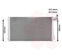 VAN WEZEL 58015703 Condensatore climatizzatore