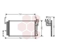 VAN WEZEL 82005084 Condensatore climatizzatore