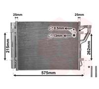 VAN WEZEL 82005189 Condensatore climatizzatore