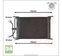 Condensatore climatizzatore VanWezel per FORD COURIER FIESTA PUMA MAZDA 121