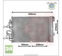 Condensatore climatizzatore VanWezel per OPEL ZAFIRA B / ASTRA H