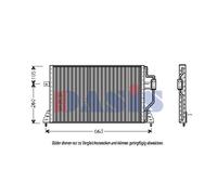 AKS DASIS 522380N Condensatore climatizzatore
