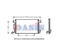 Condensatore Condizionatore D'Aria Radiatore Clima per Citroën Berlingo Mf 2.0