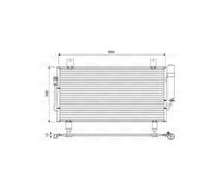 Condensatore Del Climatizzatore Per Mitsubishi Outlander III Van 7812A218