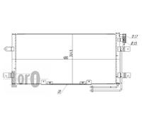 Condensatore dell'aria condizionata (LORO) per VW TRANSPORTER 2.5 TDI