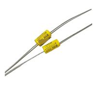 Condensatore di accoppiamento apolare assiale induttivo a film sottile 0,33UF100V ± 10%, 10 pezzi, 100V334K