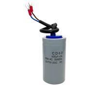 Condensatore di avviamento CD60, 600UF/250V 3,94 * 1,97 pollici (100 * 50 mm) Condensatore di avviamento e di funzionamento del motore rotondo per pompa della lavatrice del compressore d'aria