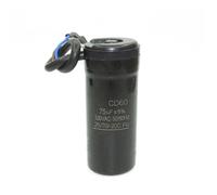 Condensatore di avviamento motore 330VAC CD60 50HZ 60Hz 47UF,64UF,75UF,80UF,88-108UF Condensatore di avviamento compressore frigorifero/congelatore(75UF)