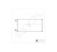 Condensatore Di Clima Per Ford Tourneo Transit 1223628 2T1H19710AB 2T1H19710AC