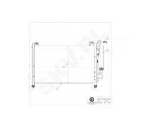 Condensatore Di Clima Per Mazda 2 C00361K39 DF7161480 DF7161480A DF7161480B