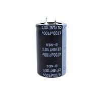 Condensatore elettrolitico 1 pz 100V4700UF 4700UF 100V Condensatori elettrolitici Volume: 30X50MM Dispositivi elettronici