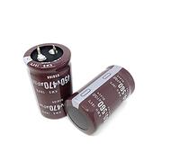Condensatore elettrolitico 1 pz 200 V 250 V 400 V 450 V Condensatore elettrolitico in alluminio 47 68 82 100 120 150 180 220 270 330 390 470 560 680 820 1000 2200 3300 UF Dispositivi elettronici (Siz