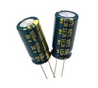 Condensatore elettrolitico 1 pz 35 V 1000 UF 10 * 20 mm 1000 UF 35 V Condensatore pelectrolitico Alimentazione elettrica Cristallo ad alta frequenza Dispositivi elettronici