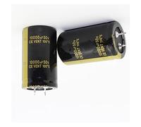 Condensatore elettrolitico 1 pz Ad Alta Frequenza Basso ESR 2 PZ-20 PZ 50 V 10000 UF 50 V 50 V10000 UF Condensatore elettrolitico 30 * 50 MM Dispositivi elettronici (Size : 10PCS)