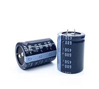Condensatore elettrolitico 1 pz/lotto 450 v 680 UF Condensatore elettrolitico In Alluminio Dimensioni 35X45 MM 35X50 MM 680 UF 450 V Dispositivi elettronici