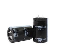 Condensatore elettrolitico 10 pz/lotto 10000UF 50V 50V10000UF Condensatore elettrolitico 30 * 40MM 30 * 45MM Dispositivi elettronici
