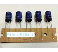CONDENSATORE ELETTROLITICO 100uF 50V 100MF 85° 8x11,5mm nastrati ( = 250 PEZZI)