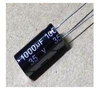 Condensatore elettrolitico 10PCS 35V1000UF 13 * 21mm 1000UF 35V 13 * 21 Condensatore elettrolitico Dispositivi elettronici