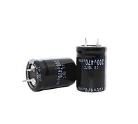 Condensatore elettrolitico 1PCS 200V470UF 470UF 200V Condensatore elettrolitico Volume 22 * 35MM 22X40MM Dispositivi elettronici