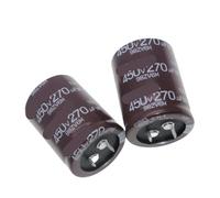 Condensatore elettrolitico 2 pezzi 270UF 450V(25X45 KMS)