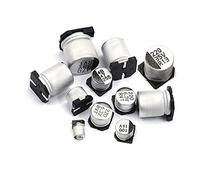 Condensatore elettrolitico 2000/1000/500/200PCS Condensatore elettrolitico SMD 6.3v 10v 16v 25v 35V 50V 0.1 1 2.2 3.3 4.7 10 22 33 47 100 220 330 470UF 1000UF Dispositivi elettronici (Size : 100UF)