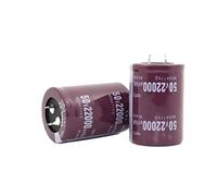Condensatore elettrolitico 20PCS-2PCS 50V 22000UF 22000UF 50V Condensatori elettrolitici Dimensioni: 35X50MM Dispositivi elettronici (Size : 8PCS)