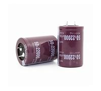 Condensatore elettrolitico 2PCS 22000UF50V 35X50MM Condensatore elettrolitico in alluminio Dispositivi elettronici