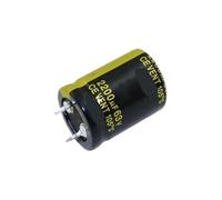 Condensatore elettrolitico 2PCS 2200UF 63V 100V 160V 200V 250V Condensatore elettrolitico in alluminio(100v2200uf 25x40)