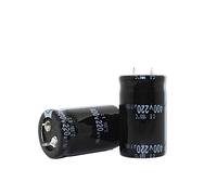 Condensatore elettrolitico 30pcs-5pcs 220UF 400V 400V220UF 25 * 40MM Elementi di accumulo di energia (Size : 10pcs)