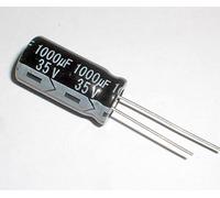Condensatore elettrolitico 50 pz 1000uF 35V 105°C 10mmX20mm Componente