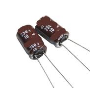 Condensatore elettrolitico audio 250v 10uf radiale 10x16mm +/- 20%(200pcs)