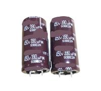 Condensatore elettrolitico audio 450v 390uf radiale 25x50mm +/- 20%(3pcs)