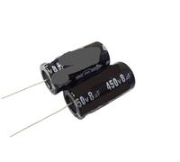 Condensatore elettrolitico audio 450v 8uf 10uf 13x26mm +/- 20%(8uf 50pcs)