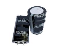 Condensatore elettrolitico audio radiale 200v 2200uf 35x50mm +/- 20%(35x45mm MXG 10pcs)